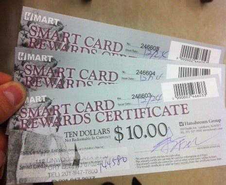 h mart smart saving card|handy mart rewards card.